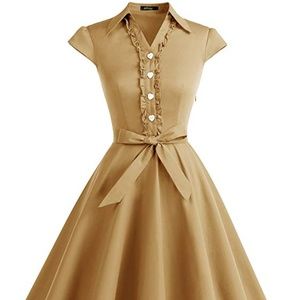 WedTrend Women's 50s Retro Rockabilly Swing Dress